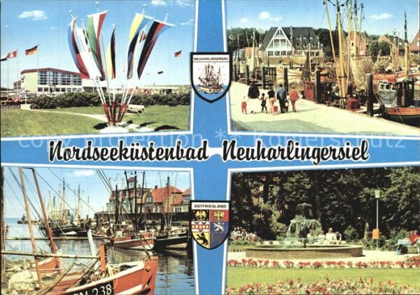 Neuharlingersiel Nordseeküstenbad Hafen Park