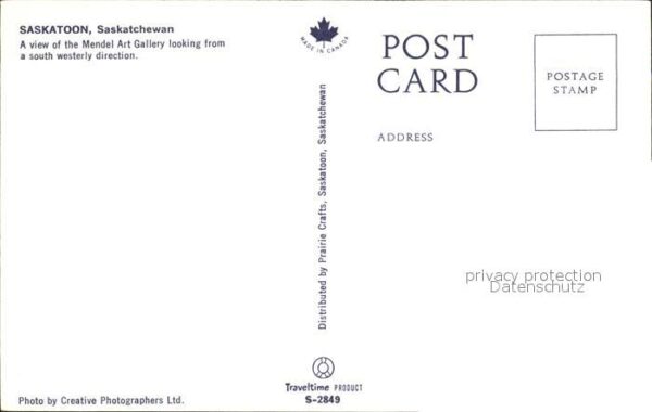 Saskatchewan Saskatoon Mendel Art Gallery – Bild 2