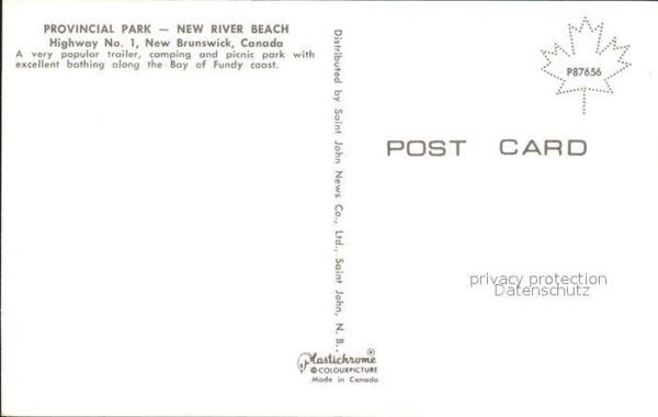 New Brunswick Nouveau Brunswick Provincial Park New River Beach – Bild 2