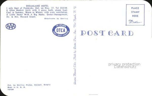Ontario Canada Dreamland Motel – Bild 2