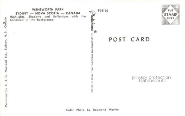 Sydney Nova Scotia Wentworth Park – Bild 2