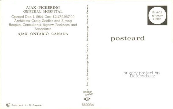 Ajax Pickering General Hospital – Bild 2