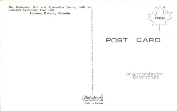 London Ontario Centennial Hall – Bild 2