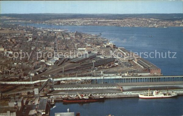 Halifax Nova Scotia Hafen Luftaufnahme