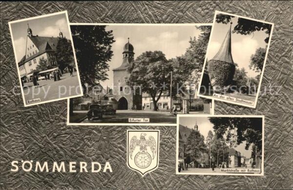 Soemmerda Rathaus Erfurter Tor Alte Stadtmauer Ma