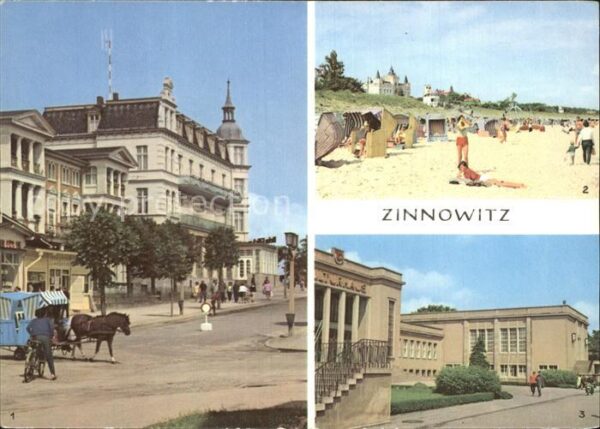 Zinnowitz Ostseebad Karl Marx Straße FDGB Heim Glück auf St