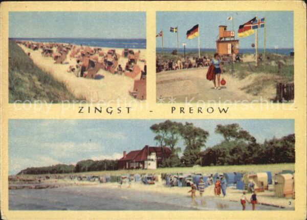 Zingst Ostseebad Prerow Strand Strandhalle