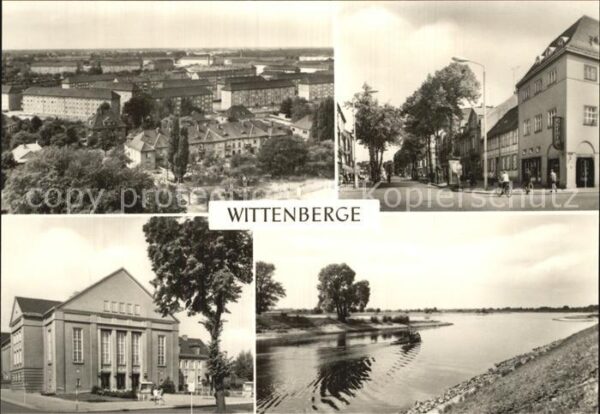 Wittenberge Prignitz Blick vom Rathausturm Bahnstraße Kultur