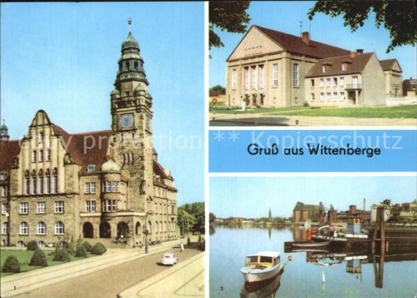 Wittenberge Prignitz Rathaus Kulturhaus Hafen