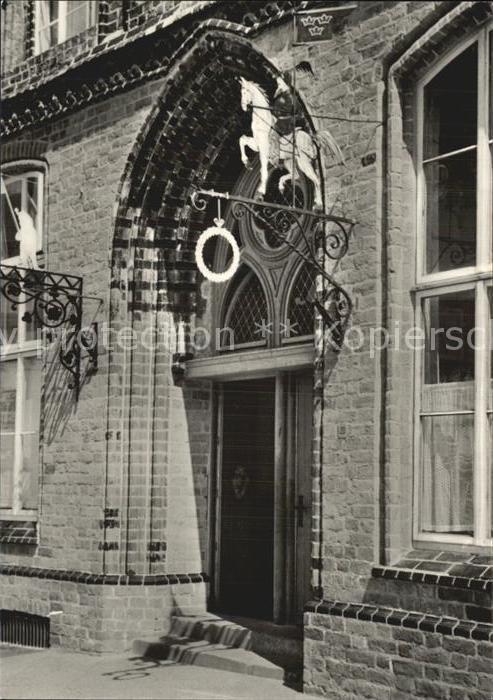 Wismar Mecklenburg Historische Gaststätte Zum alten Schwed