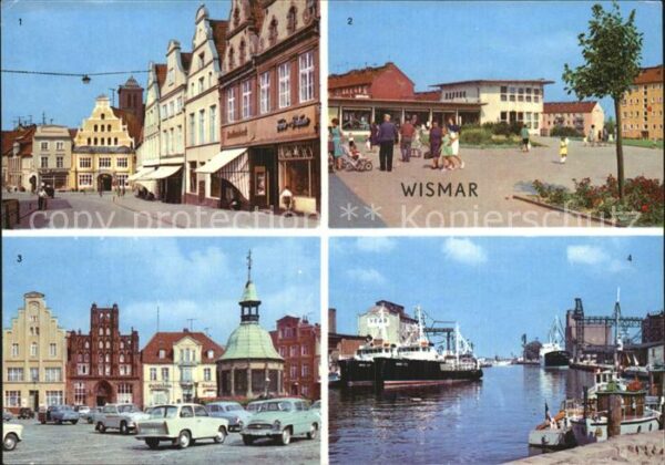 Wismar Mecklenburg Kr?merstra?e Markt Hafen