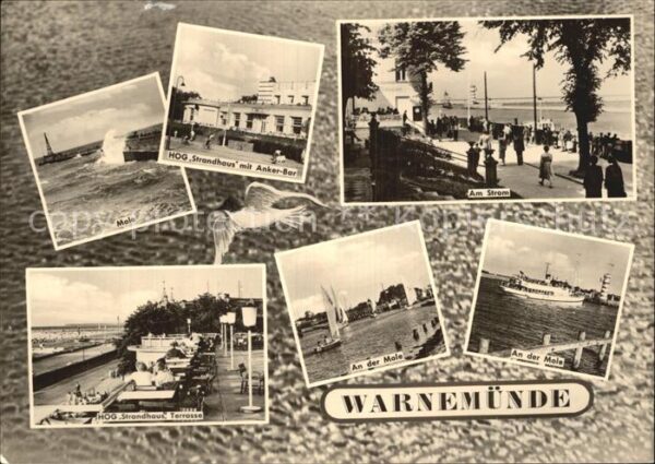 Warnemuende Ostseebad Mole HOG Strandhaus Anker Bar Strom
