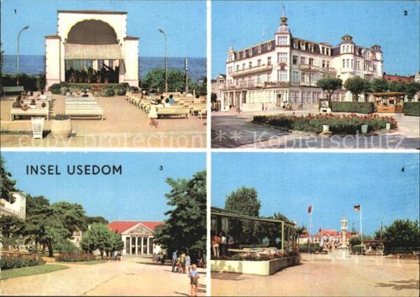 Usedom Bansin Konzertpavillon Zinnowitz Erholu