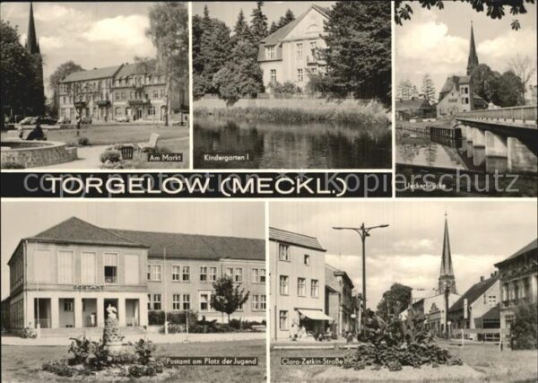 Torgelow Markt Kindergarten Ueckerbrücke Postamt