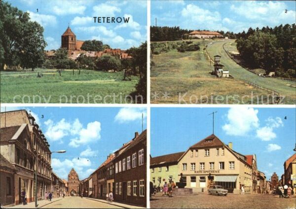 Teterow Mecklenburg Vorpommern Bergring Otto Grotewohl Straße Malchine