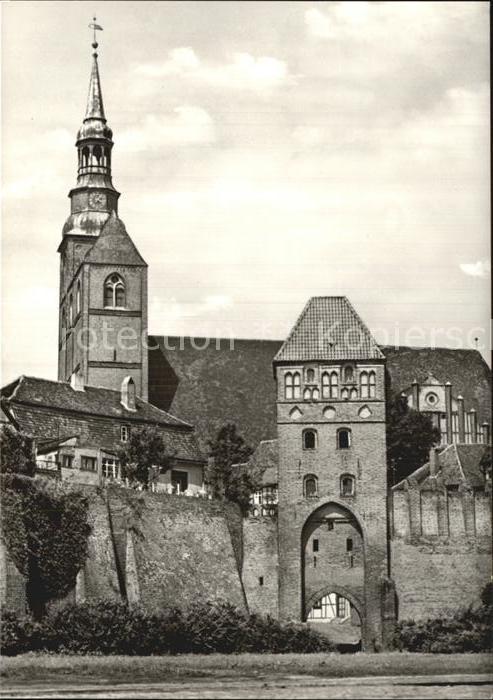 Tangermuende Rosspforte Sankt Stephans Kirche