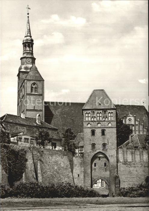 Tangermuende Rosspforte Sankt Stephans Kirche