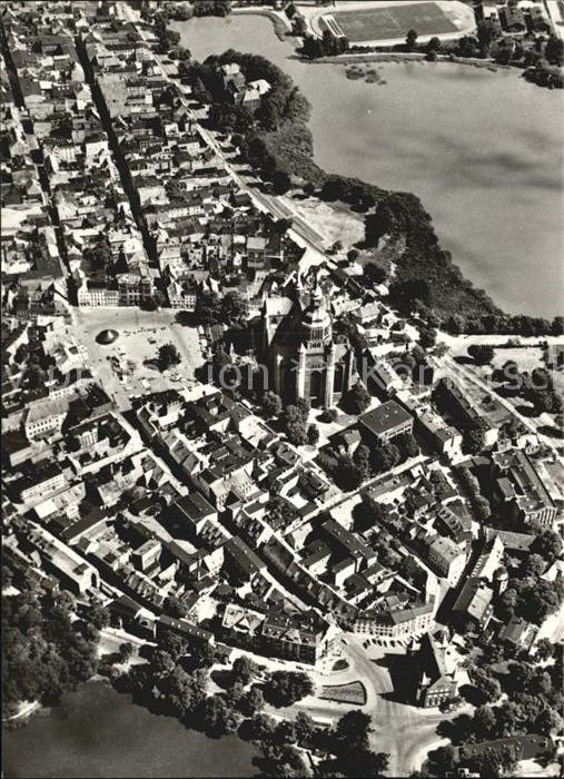 Stralsund Mecklenburg Vorpommern Altstadt Luftaufnahme