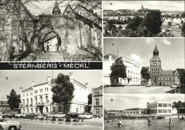 Sternberg Mecklenburg Mühlentor Rathaus Karl Liebknecht Straß
