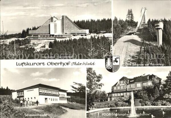 Oberhof Thueringen Interhotel Panorama Schanze Rennsteig B