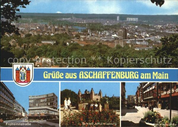 Aschaffenburg Main Schloss Johannisburg Frohsinnstraße Her