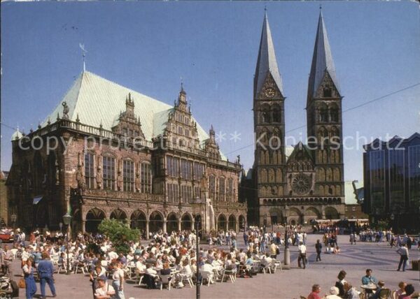 Bremen Marktplatz Rathaus Dom Parlamentsgebäud