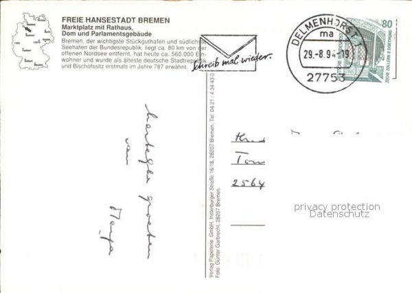 Bremen Marktplatz Rathaus Dom Parlamentsgebäud – Bild 2