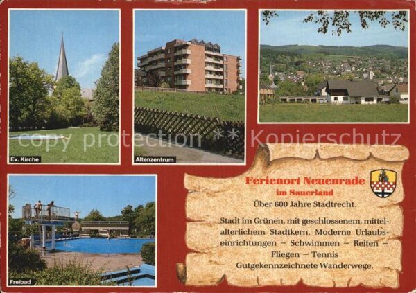 Neuenrade Eangelische Kirche Altenzentrum Freibad