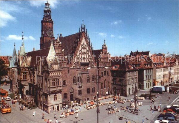 Wroclaw Rathaus Luftaufnahme
