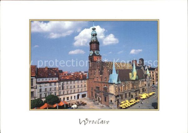 Wroclaw Rathaus Luftaufnahme