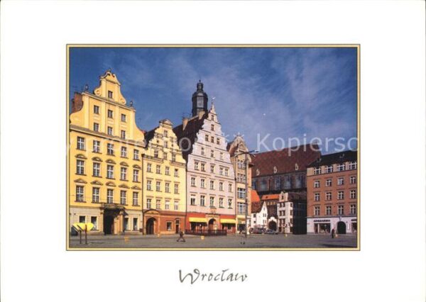 Wroclaw Marktplatz Bürgerhäuser