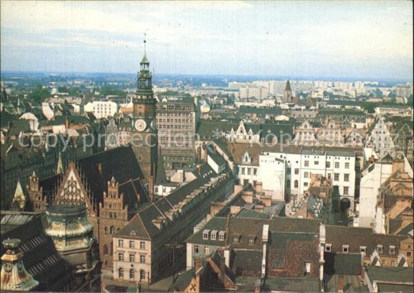 Wroclaw Rathaus Luftaufnahme