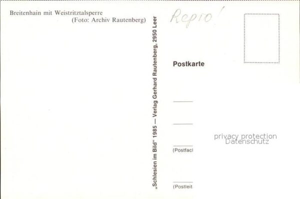 Weistritztalsperre Breitenhain – Bild 2