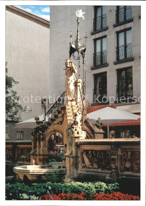 Koeln Rhein Heinzelmännchen Brunnen