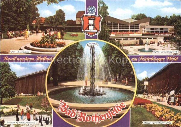 Bad Rothenfelde Kurpark Sole Wellenbad Gradierwerk
