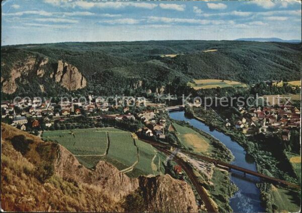 Bad Muenster Stein Ebernburg Luftaufnahme