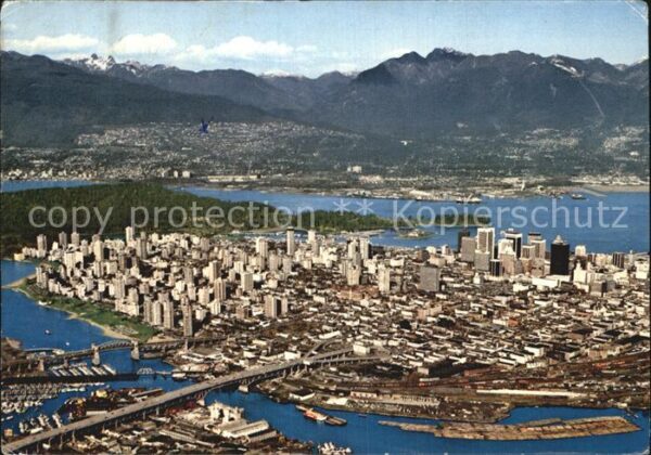 Vancouver British Columbia Luftaufnahme