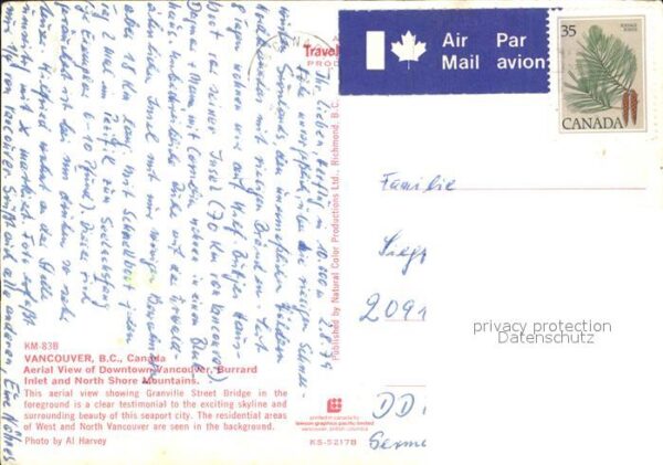 Vancouver British Columbia Luftaufnahme – Bild 2