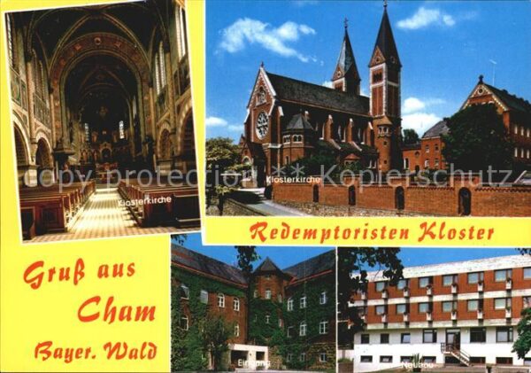 Cham Oberpfalz Redemptoristen Kloster Kirche Eingang N