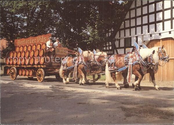 Herford Traditionsgespann Brauerei Felsenkeller