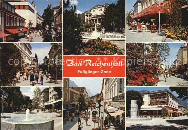 Bad Reichenhall Fußgängerzone Ludwig Salzburger Bahnhof