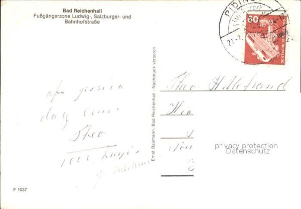 Bad Reichenhall Fußgängerzone Ludwig Salzburger Bahnhof – Bild 2