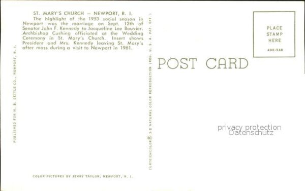 Newport Rhode Island St Mary Church – Bild 2