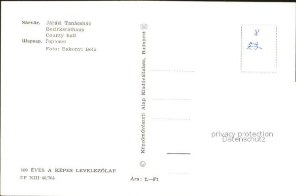 Sarvar County hall – Bild 2