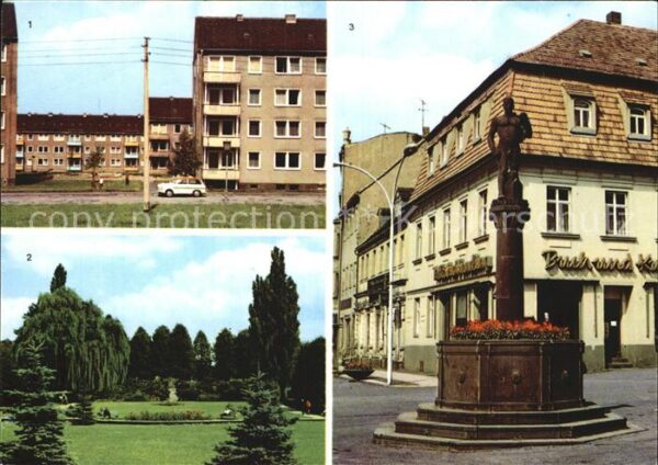 Frankenberg Sachsen Neubaugebiet Lützelhöhle Park Platz der