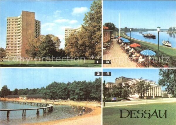 Dessau-Rosslau Park Strandbad Adria Gaststätte Kornhau