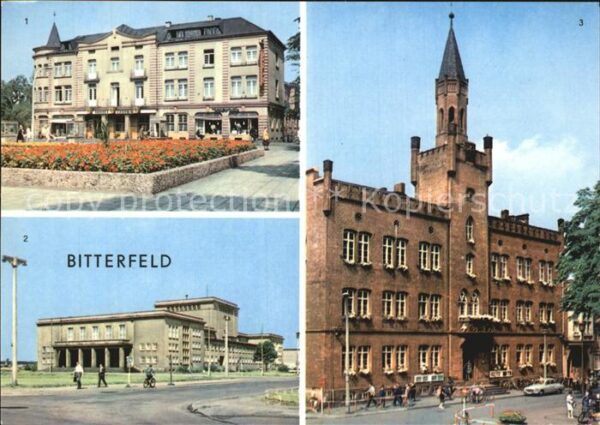 Bitterfeld Hotel Central Kulturpalast Wilhelm Piec