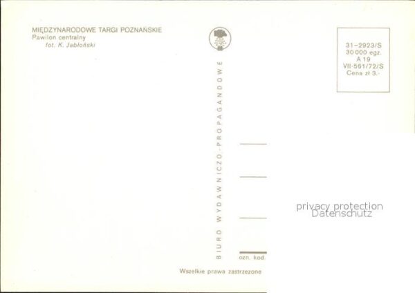 Poznan Posen Pawilon centralny Messe – Bild 2