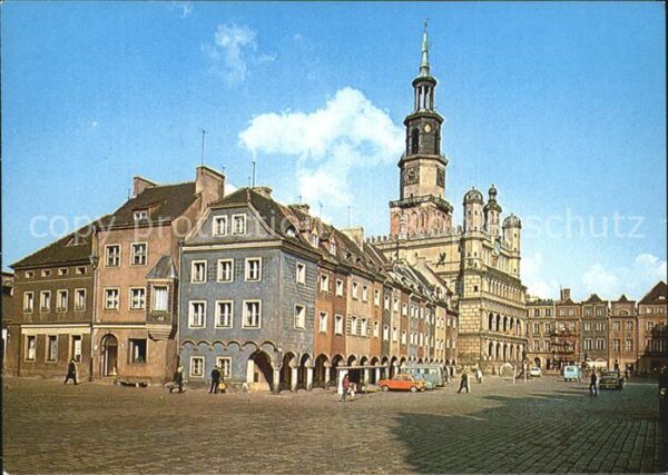 Poznan Posen Marktplatz Rathaus