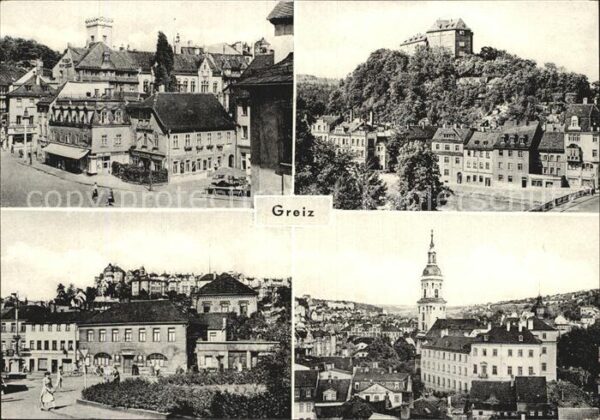 Greiz Thueringen Teilansichten